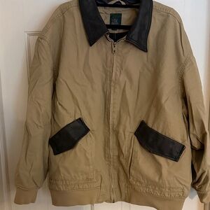 NWT Wild Fable bomber jacket w/ faux leather accents size XXL